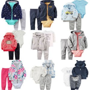 High Quality 3pcs Baby Outfits Boys Girls Clothes Set Jacket Sweatershirts Romper Pants Baby Clothing Sets Ropa Bebes Baby Wears