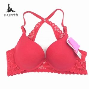 High-quality fancy bra with front closure  women sexy bra