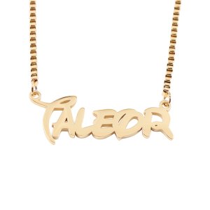 Hot Sale Custom Jewelry Stainless Steel 18K Gold Personalized Name Necklace For Women
