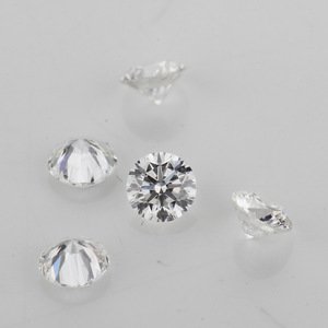 Hot Sale Jewelry Making Natural D Color Vvs1 Clarity Grade 1 Ct Round White  Loose Diamond