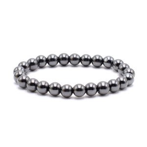 Hot Sales Healing Energy Beads Stretch Bracelets Magnetic Hematite Beads Health Care Therapy Weight Loos Pain Relief Bracelets