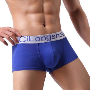 Hot Sexy Fashion Plain 100% Cotton Boys Male Men's Shorts Brief Boxer Underpants Custom Underwear