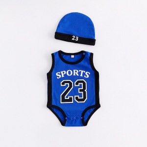 Infant Basketball Suit Boy Jumpsuit Clothing Sleeveless Body Romper Baby Climb Clothes
