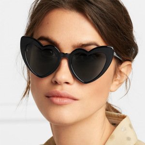 KD5716 Oversized Heart Shape Sunglasses 2019 Big Love Fashion Brand Red Sun Shades Glasses Women