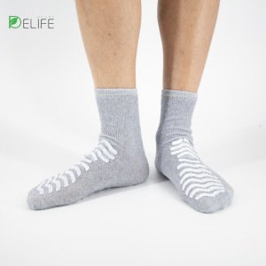 kids children adult men non slip double Anti slip stocking Grip custom with grips baby non skid  tube  socks