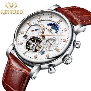KINYUED Custom Logo Men Watch Automatic Mechanical Wrist Watch Chinese Mechanical Watch Movement 2019