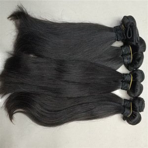 Lestfly 10A unprocessed virgin temple silky straight natural Raw indian cuticle aligned hair weaves extensions
