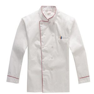 logo print white cheap chef jackets