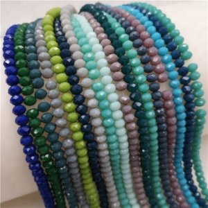loose chinese bracelet beads crystal beads wholesale decoration lampwork crystal glass bead for jewelry making