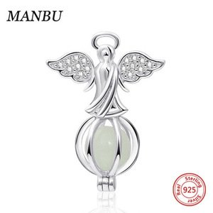 luminous angel charms fit for pandora charms bracelet 925 sterling silver JF9066-P