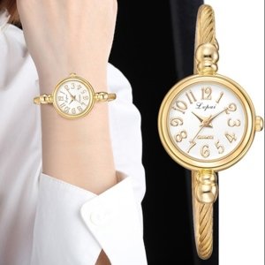 Lvpai Top Brand Fashion Bracelet Quartz Watch Women Alloy Rose Gold Wristwatch Classic Reloj Female Ladies Watch Luxury