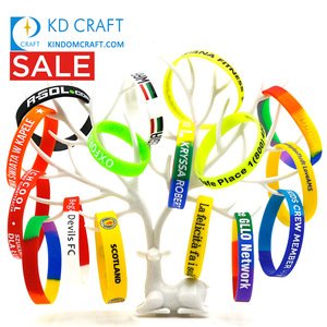 Manufacturers in china personalized design your own rubber bracelet logo printing custom silicone wristbands no minimum