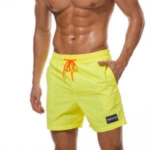 Men's Beach Swimwear Pants Quick-drying Pants Men's Quarter Shorts Breathable Waterproof Sports Casual Shorts