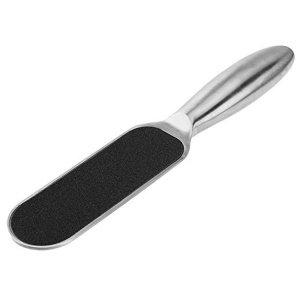 Metal Handle Stainless Steel Pedicure Replaceable Sandpaper Foot File For Foot Rasp Feet Care Tools