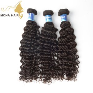 Mona hair 10inch-32 inch natural color wholesale virgin brazilian hair