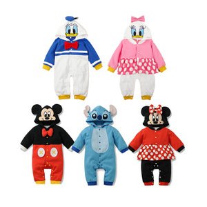 New Baby Girls Clothing Sets Animal Cotton Kids Clothes Long Sleeve Winter Minnie Clothes