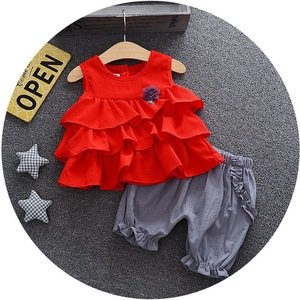 New Product Designer One Piece Party Wear Picture Girls Summer Frock Kids Wear Necklace Sets With Low Price