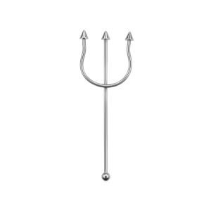 New sets of industrial style trident piercing