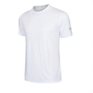 OEM custom design your own brand tshirt sublimation printed polyester white men t shirts