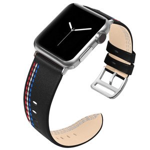 Oulucci For Apple iPhone Smart Watch Quick Release Watch Strap For Apple Iwatch series 4 3 2 1 38mm 42mm Leather Watch Band