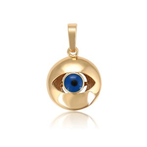 P015 xuping women gold 18k  pendentif  muslim turkish eye pendant China wholesale high quality jewelry