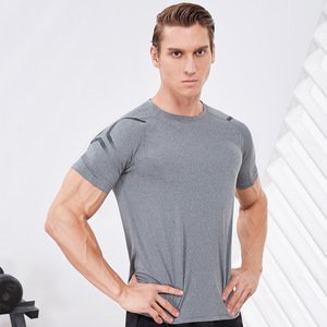 Plus Size Athletic T-Shirt Sportswear Men's 100% Polyester Moisture Wicking Training Quick Dry T-Shirt