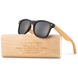 Polarized Bamboo Sunglasses Men Wooden Sun glasses Women Brand Original Wood Glasses