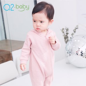 Q2-baby China Supply Infant Autumn Wearing Clothes Cute Baby Romper With Hat