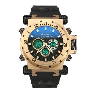 S8015 Men Luxury Brand Digital Men's Watches STRYVE 5ATM Waterproof Casual Sport Watch Wrist Military Clock Relogio Masculino