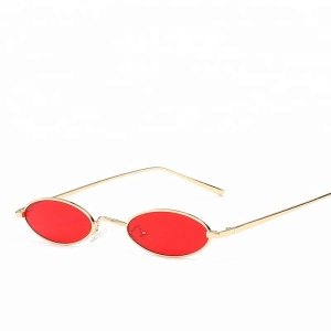 Sinle women luxury Sunglasses Brand Designer Women Small Oval SunGlasses Classic