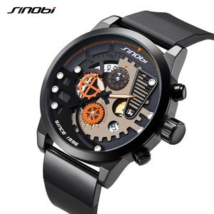 SINOBI 9787 Men's Sports Mountaineering Quartz Wrist watch Chronograph Man Waterproof Watches Military Relogio Masculino