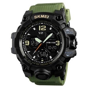 Skmei Watch 1155 B High Quality Men Business Elegant Fashion Watches Men Wrist Digital 30M Waterproof Analog Mens Wristwatches