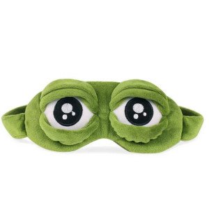 Sleep Mask for Girls Women Men Kids Funny Cute Contoured Blackout Frog Cat Dog Animal 3D Sleep Eye Mask for Sleeping