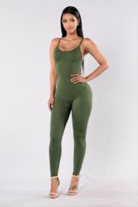 Sleeveless Backless Bodysuit Overalls 2019 Women One Piece Jumpsuits Yoga Suit Long Pants Fitness Workout Leggings S383