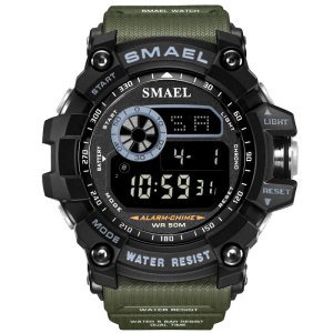 Smael Luxury Brand 8010 Army Military Large Dial Digital Electronic Clock Luminous Fashion Waterproof Sports Men Led Watch Reloj