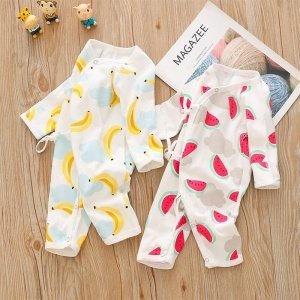 Soft white cute animal 100% cotton newborn baby bodysuit/rompers clothes