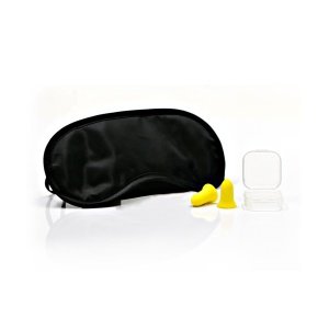 Softness Sleep Mask Includes Carry Pouch Eye Mask and Ear Plugs For Travel, Shift Work & Meditation
