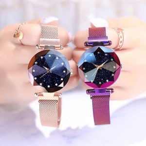 Starry Sky Watch Women High Quality Japanese Miyota Movement 30 Meters Water Resistant No fading IP Color relojes imantados