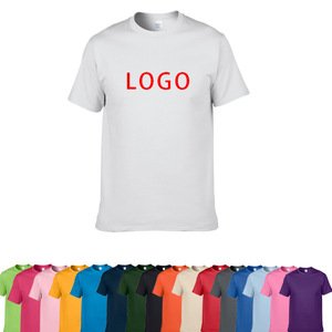Sublimation solid color modal T-shirt straddle shoulder Thermal transfer blank advertising shirt round neck short sleeve class s
