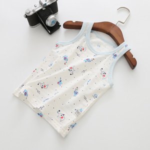 Summer cotton children vest sling children bamboo cotton boys and girls casual clothes