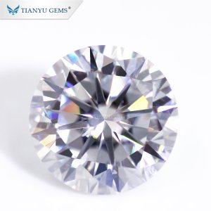 Tianyu 3excellent cut 7mm DEF Round Hearts And Arrows Forever One Moissanie Diamond Stone For Jewelry