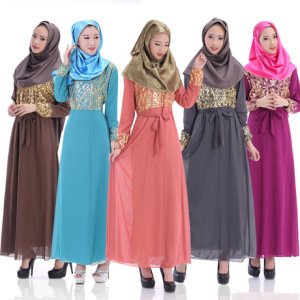 turkish style fashion abaya elegant beading chiffon modern caftan abaya muslim clothing fashion abaya islamic clothing (A3230)