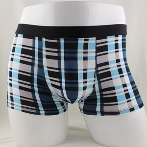 USD0.5  plus size underwear Men's printed boxers breathable  briefs 10pcs/set the color is random