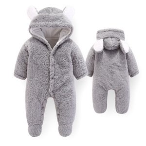Warm Long Sleeve 100% Cotton Baby Boy Clothes Winter Romper Newborn
