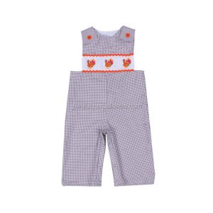 Wholesale Boys Fall Winter Clothes Jumpers One Piece Thanksgiving Baby Boys Romper