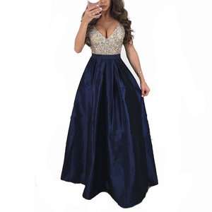 Wholesale Fashion decent beautiful flapper maternity plus size gown prom  party mermaid  evening dress long for women