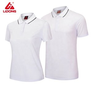 Wholesale Fashion High Quality Polo Shirt  White Plain Polo T Shirt for Men