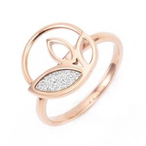 Wholesale Fashion Rose Gold Womens Ring Jewelry Natural Druzy Stone Gemstone Finger Stainless Steel Women Rings