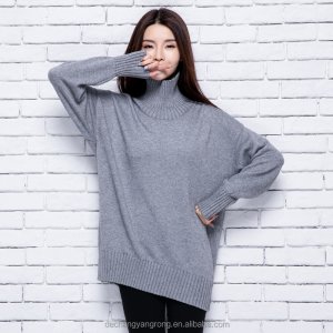 Wholesale new design autumn and winter pullover cashmere knit woman sweater