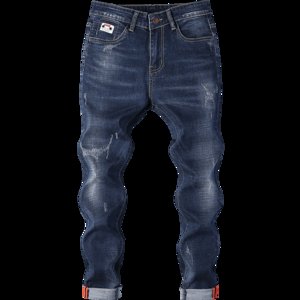 Wholesale New Elastic Fit Jeans Recent Design Leisure Tight Men's Jeans